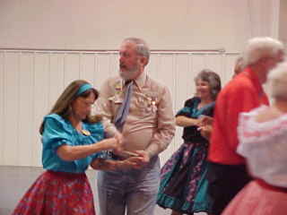 Charlotte Cooley and Woody